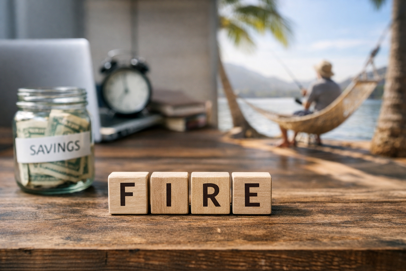 A thoughtful person looking at a modern city skyline, symbolizing the choice between traditional corporate careers and the FIRE movement's pursuit of freedom.